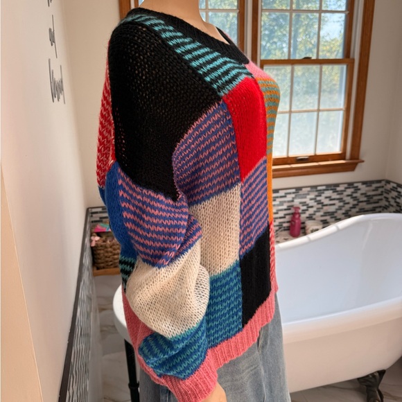 STINE GOYA Sana Color block, Crew Neck Sweater, XL - Picture 6 of 10